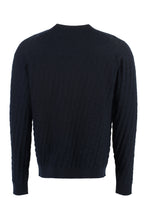 Load image into Gallery viewer, Virgin wool crew-neck sweater

