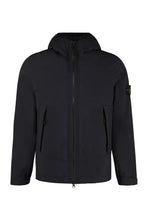 Load image into Gallery viewer, Hooded techno fabric raincoat
