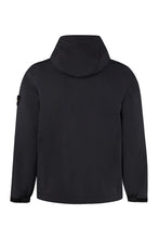 Load image into Gallery viewer, Hooded techno fabric raincoat
