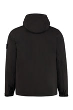 Load image into Gallery viewer, Hooded techno fabric raincoat
