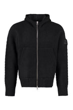 Load image into Gallery viewer, Shadow Project - Hooded full-zip cardigan
