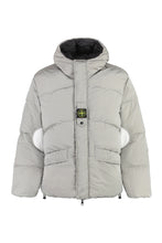 Load image into Gallery viewer, Hooded nylon down jacket
