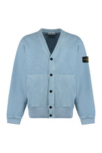 Load image into Gallery viewer, Logo detail cotton cardigan
