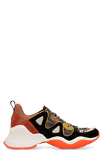Load image into Gallery viewer, Techno fabric and suede sneakers
