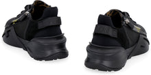 Load image into Gallery viewer, Flow leather and fabric low-top sneakers
