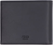 Load image into Gallery viewer, Leather flap-over wallet
