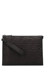 Load image into Gallery viewer, All-over logo leather pouch
