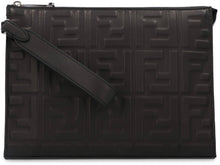 Load image into Gallery viewer, All-over logo leather pouch
