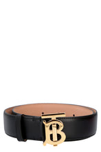 Load image into Gallery viewer, Logo buckle leather belt
