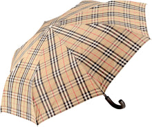 Load image into Gallery viewer, Check print umbrella
