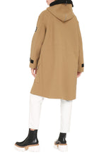 Load image into Gallery viewer, Hooded wool coat
