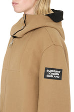 Load image into Gallery viewer, Hooded wool coat
