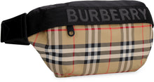 Load image into Gallery viewer, Vintage check nylon belt bag
