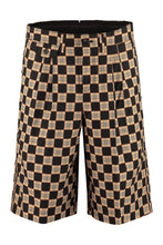 Load image into Gallery viewer, Jacquard cotton bermuda shorts
