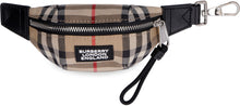 Load image into Gallery viewer, Fabric and leather key ring
