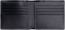 Load image into Gallery viewer, Checked print fabric flap-over wallet
