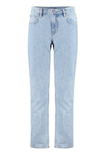 Load image into Gallery viewer, 5-pocket straight-leg jeans
