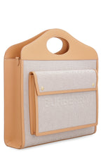 Load image into Gallery viewer, Pocket canvas tote bag
