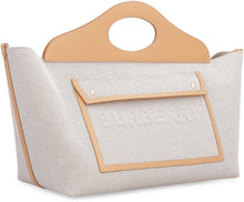 Load image into Gallery viewer, Pocket canvas tote bag
