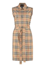 Load image into Gallery viewer, Checked cotton shirtdress
