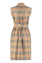 Load image into Gallery viewer, Checked cotton shirtdress
