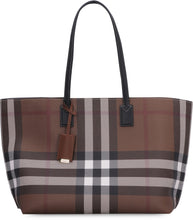 Load image into Gallery viewer, Checked tote bag
