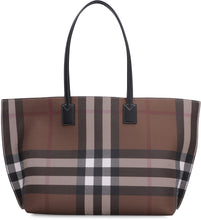 Load image into Gallery viewer, Checked tote bag
