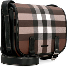 Load image into Gallery viewer, Messenger bag with tartan motif
