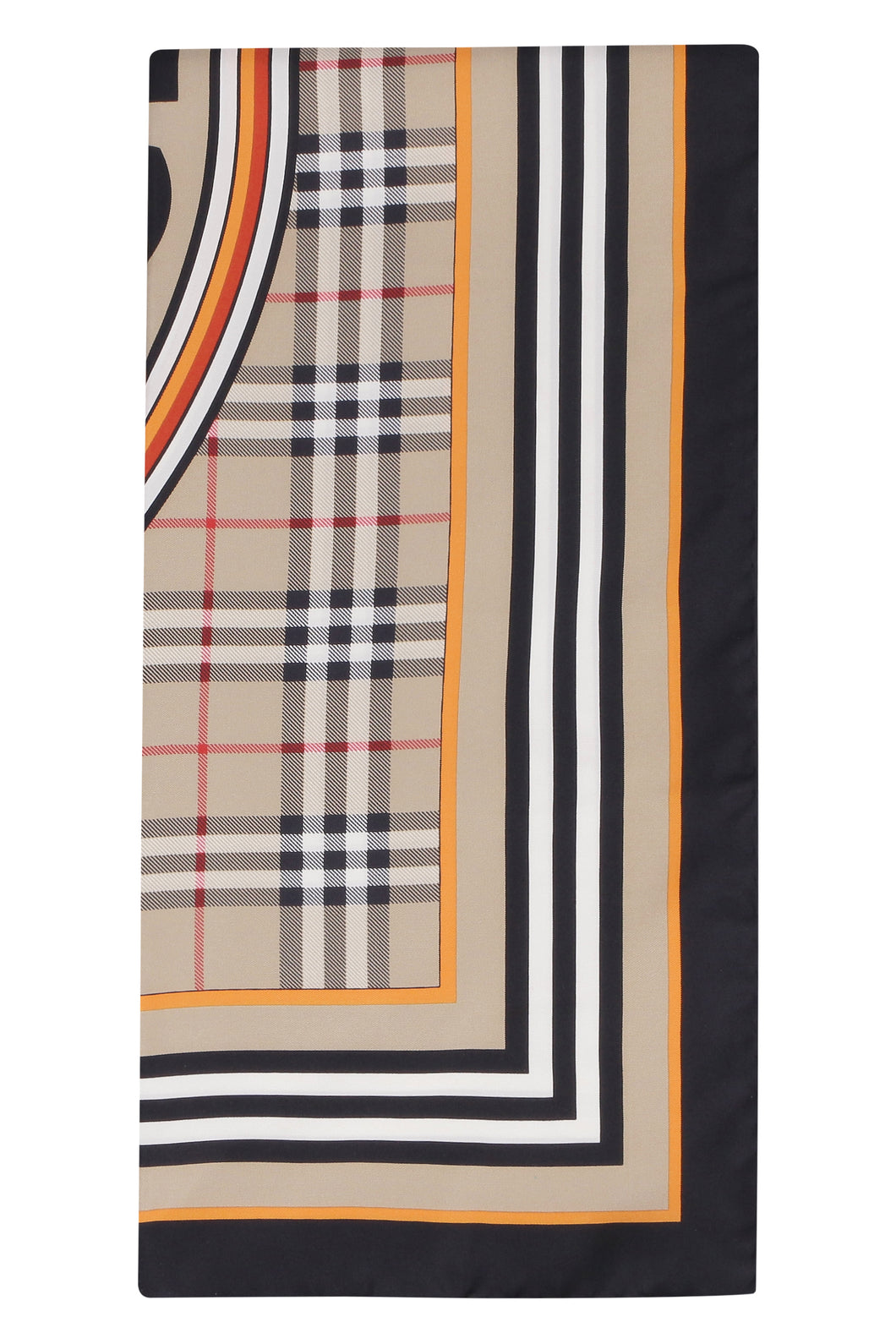 Printed silk scarf