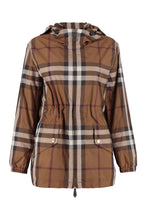Load image into Gallery viewer, Hooded techno fabric raincoat
