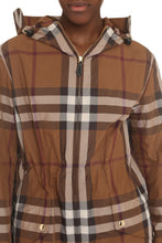 Load image into Gallery viewer, Hooded techno fabric raincoat
