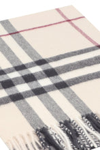 Load image into Gallery viewer, Checked cashmere scarf
