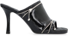 Load image into Gallery viewer, Peep leather sandals
