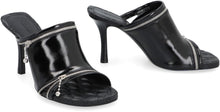 Load image into Gallery viewer, Peep leather sandals
