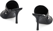 Load image into Gallery viewer, Peep leather sandals
