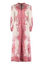 Load image into Gallery viewer, Printed linen maxi dress
