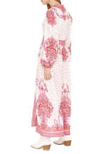 Load image into Gallery viewer, Printed linen maxi dress

