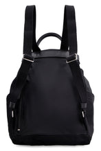 Load image into Gallery viewer, Virginia leather details nylon backpack
