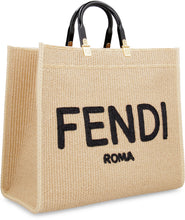 Load image into Gallery viewer, Sunshine woven straw tote
