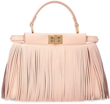 Load image into Gallery viewer, Peekaboo Icon fringed leather handbag
