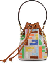 Load image into Gallery viewer, Mon Tresor canvas bucket bag
