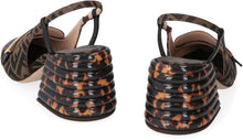 Load image into Gallery viewer, Promenade fabric slingback pumps
