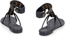 Load image into Gallery viewer, Leather flat sandals

