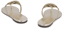 Load image into Gallery viewer, Miller metallic leather flat slippers

