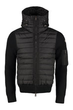 Load image into Gallery viewer, Down jacket with knitted inserts
