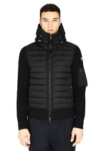 Load image into Gallery viewer, Down jacket with knitted inserts
