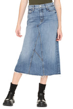 Load image into Gallery viewer, The Split denim skirt
