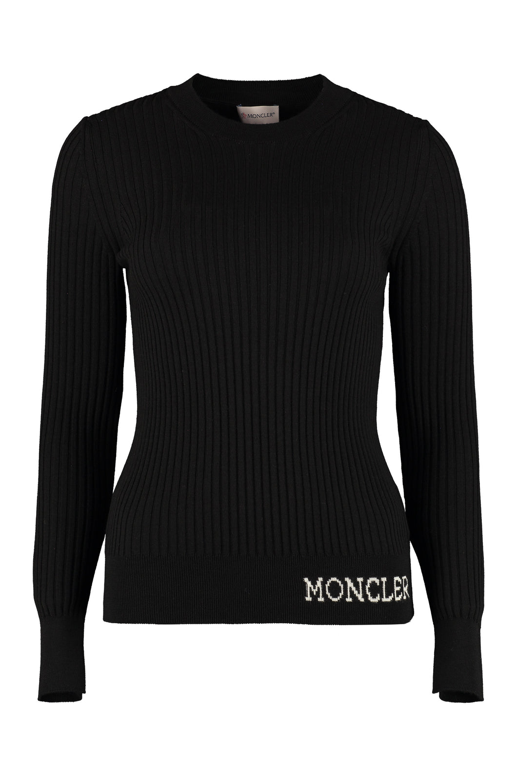 Ribbed virgin-wool sweater