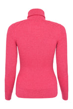 Load image into Gallery viewer, Ribbed knit turtleneck pullover
