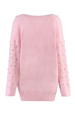 Load image into Gallery viewer, Rhinestones knitted cardigan
